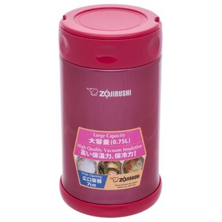 Пищевой термоконтейнер ZOJIRUSHI SW-FCE75PJ 0.75 л / цвет малиновый (1678-03-57)
