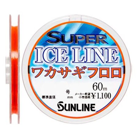 1658-08-71Флюорокарбон Sunline Ice Line Wakasagi 60m 0.8/0.148mm