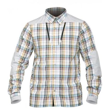 Рубашка c длинным рукавом Norfin Summer Long Sleeve мужская S Серый\Бежевый (653001-S)