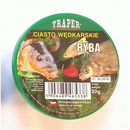Тесто Traper протеиновое Рыба 80 g (t17017)