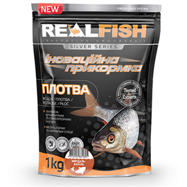 Прикормка Real Fish Плотва (Мигдаль-ваниль) 1кг (RF-909)