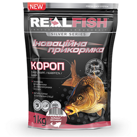 Прикормка Real Fish Короп (Кальмар-осьминог) 1кг (RF-905)