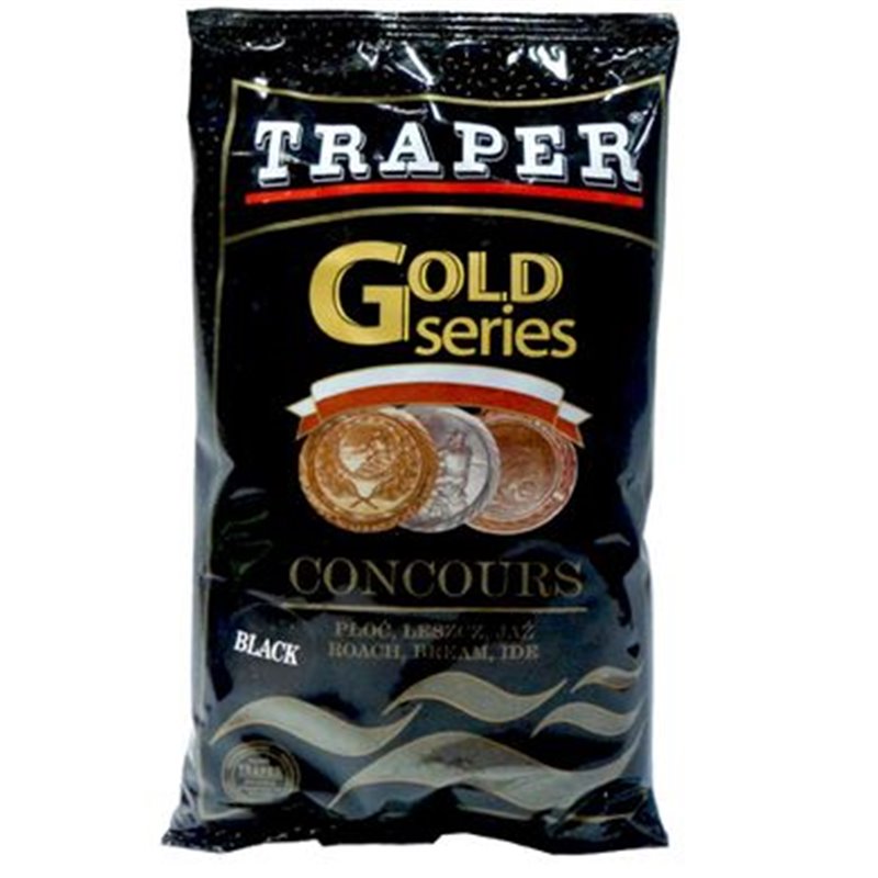 Прикормка Traper Gold Конкурс Черная 1кг (t108)