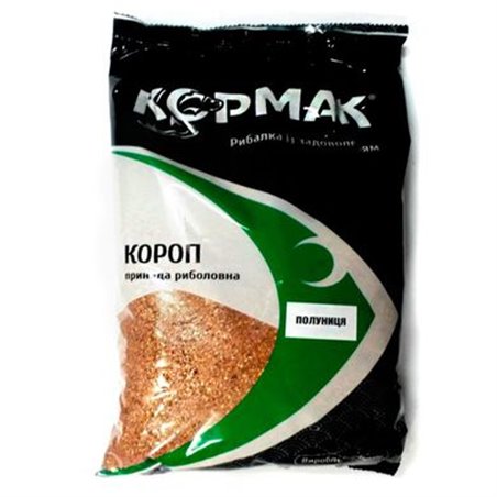 Прикормка Кормак Клубника Карп 900 гр (КК901)