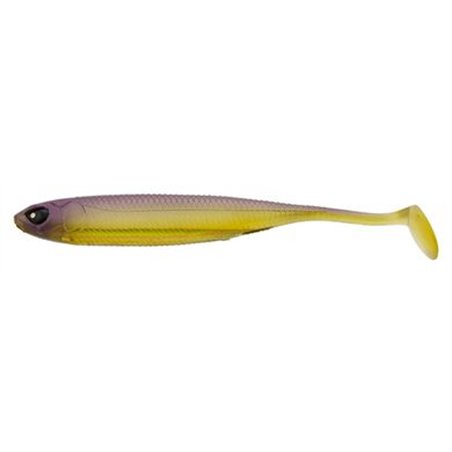 Силикон Lucky John Makora Shad Tail 3D 4in (6шт) в форме классического виброхвоста (цвет 98) (140408-004)