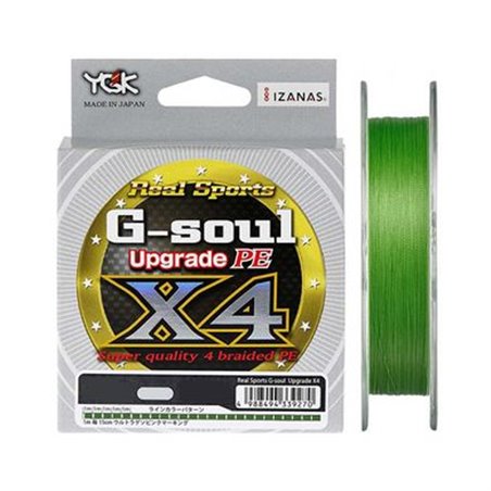 Шнур YGK G-Soul X4 Upgrade 100m 0.25/5lb (5545-01-80)