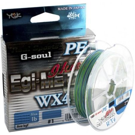 Шнур YGK G-Soul EGI Metal 180m 0.8/0.148mm 14lb/5.9kg (5545-00-13)