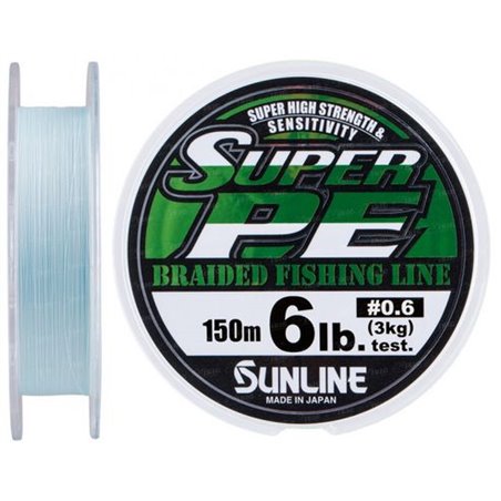 Шнур Sunline New Super PE 150м (голуб.) 0.235мм 10кг/22lb (1658-08-94)