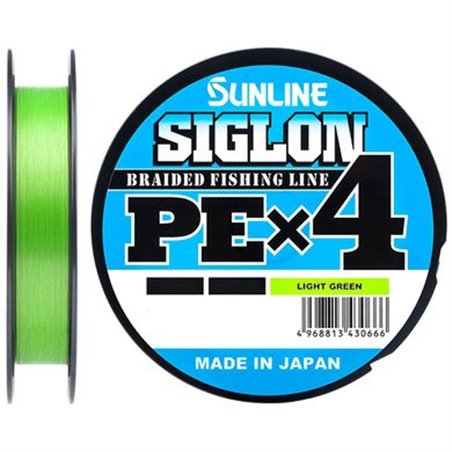 Шнур Sunline Siglon PE х4 300m (салат.) 1.0/0.171mm 16lb/7.7kg (1658-09-39)