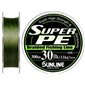 Шнур Sunline Super PE 300м 0,285мм 30Lb/15кг (темно-зеленый) (1658-08-04)