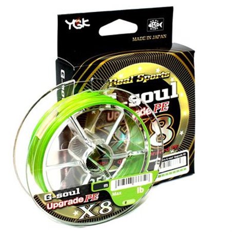 Шнур YGK G-Soul X8 Upgrade (салатовый) 200м 0,128мм 7кг/15lb (5545-00-44)