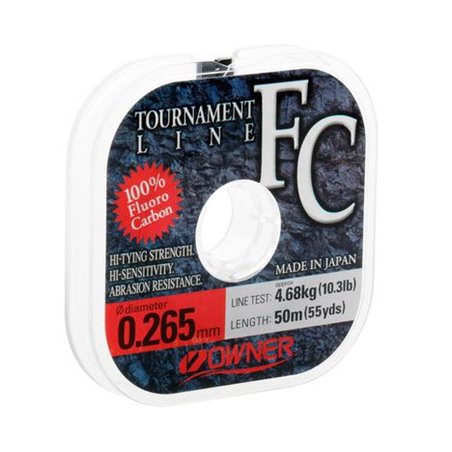 Леска Owner Tournament Line FC 50 м, 0,265 мм (56029-0265)