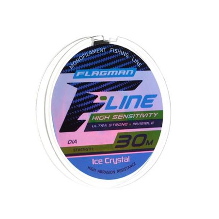 Леска Flagman F-Line Ice Crystal 30 м, 0,08 мм (26030-008)