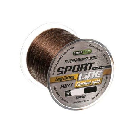 Леска Carp Pro Sport Line Flecked Gold 1000м 0.286мм (CP2310-0286)