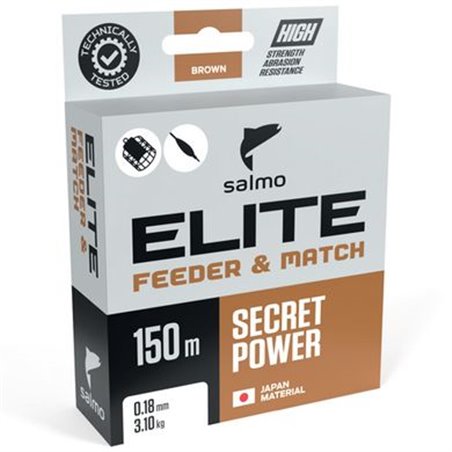 Леска Salmo Elite FEEDER & MATCH 150м 0,18мм 3,1кг/7lb (4119-018)
