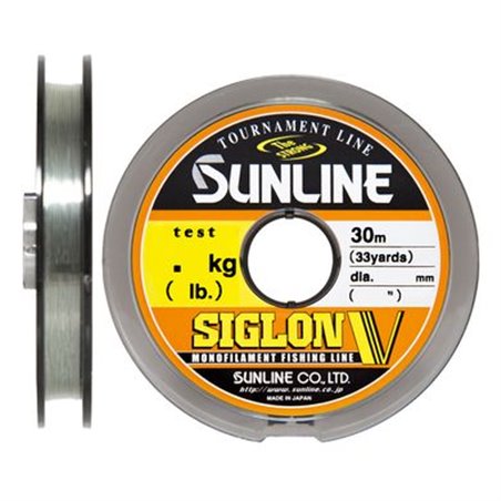 Леска Sunline Siglon V 30м 0.4/0.104мм 1кг/2lb (1658-04-87)