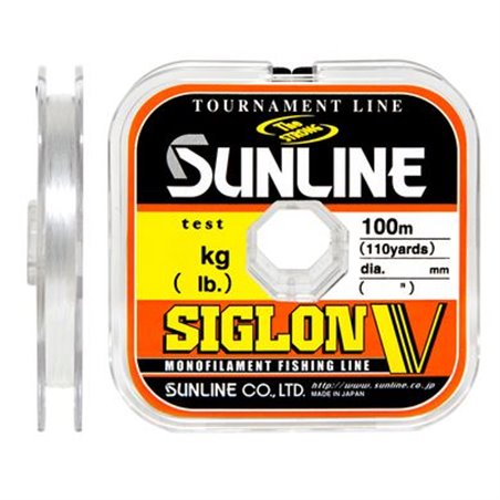 Леска Sunline Siglon V 100м 0,063мм 0,5кг/1lb (1658-04-94)